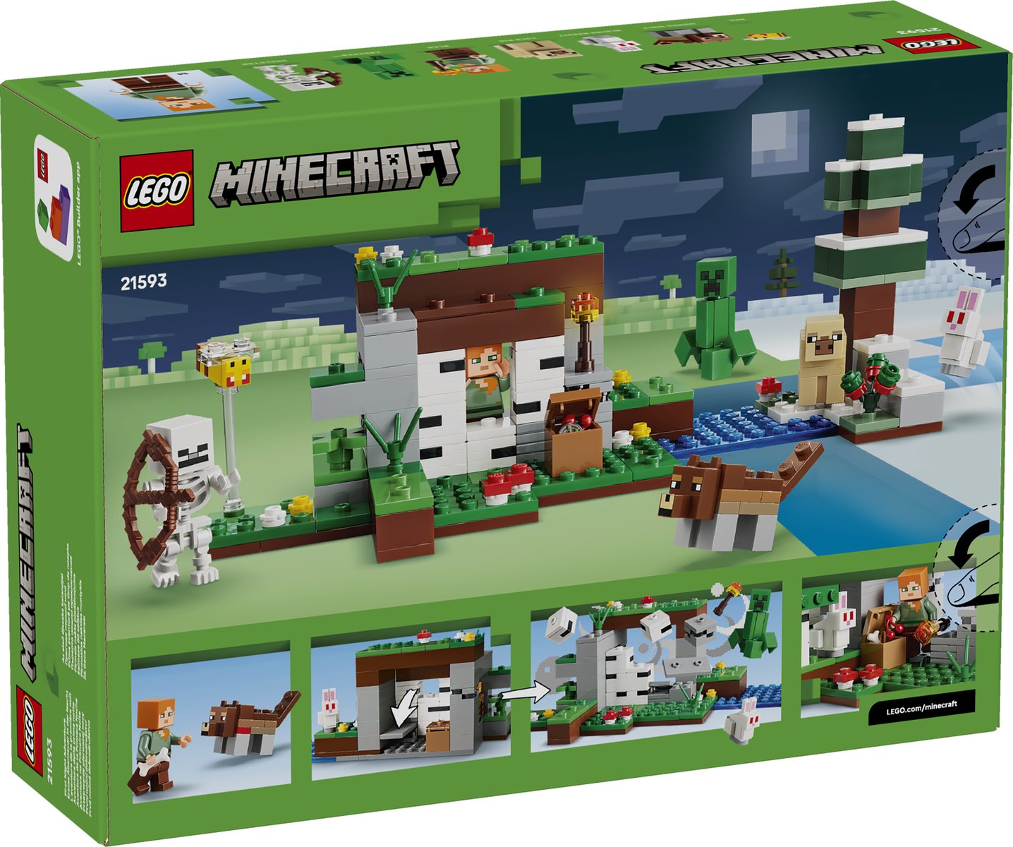 LEGO 21593 LEGO® Minecraft® 21593 - Erstes Abenteuer in der Nacht – Verpackung hinten