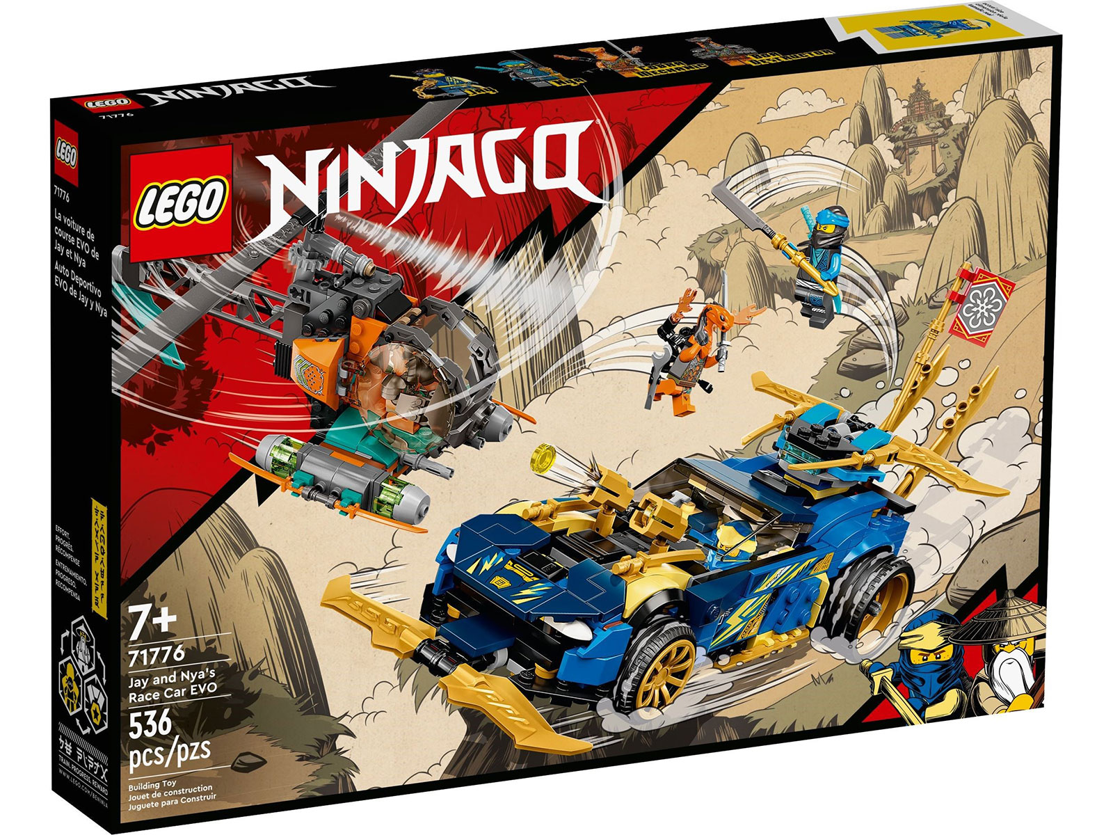 LEGO® NINJAGO® 71776 - Jays und Nyas Rennwagen EVO