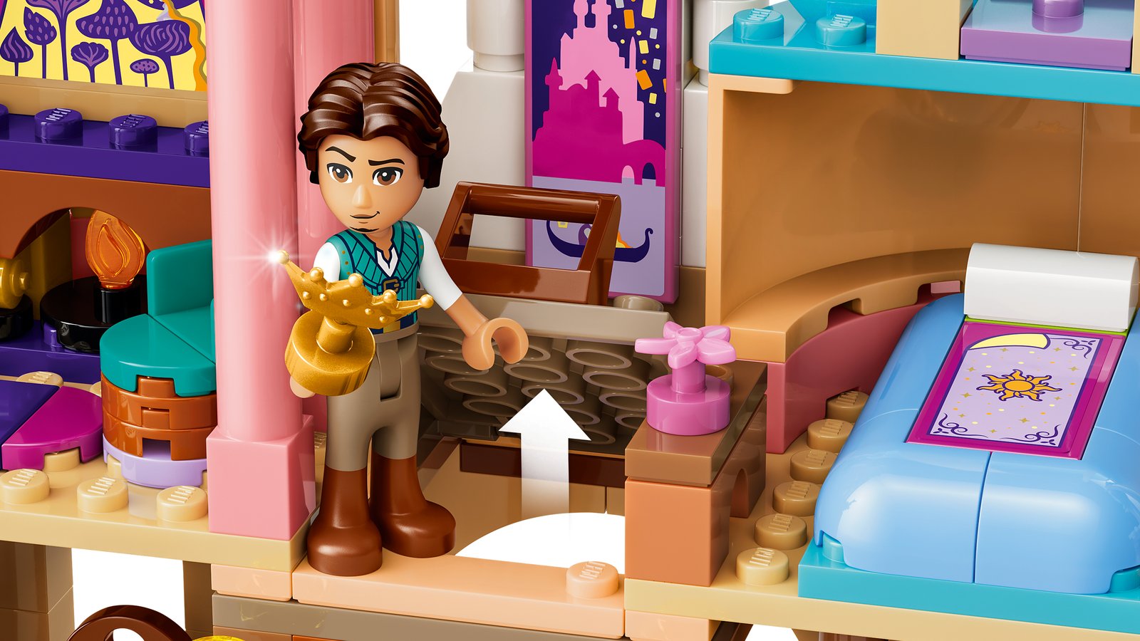 LEGO 43297 LEGO® ǀ Disney Princess 43297 - Rapunzels Schloss – Detailansicht 6