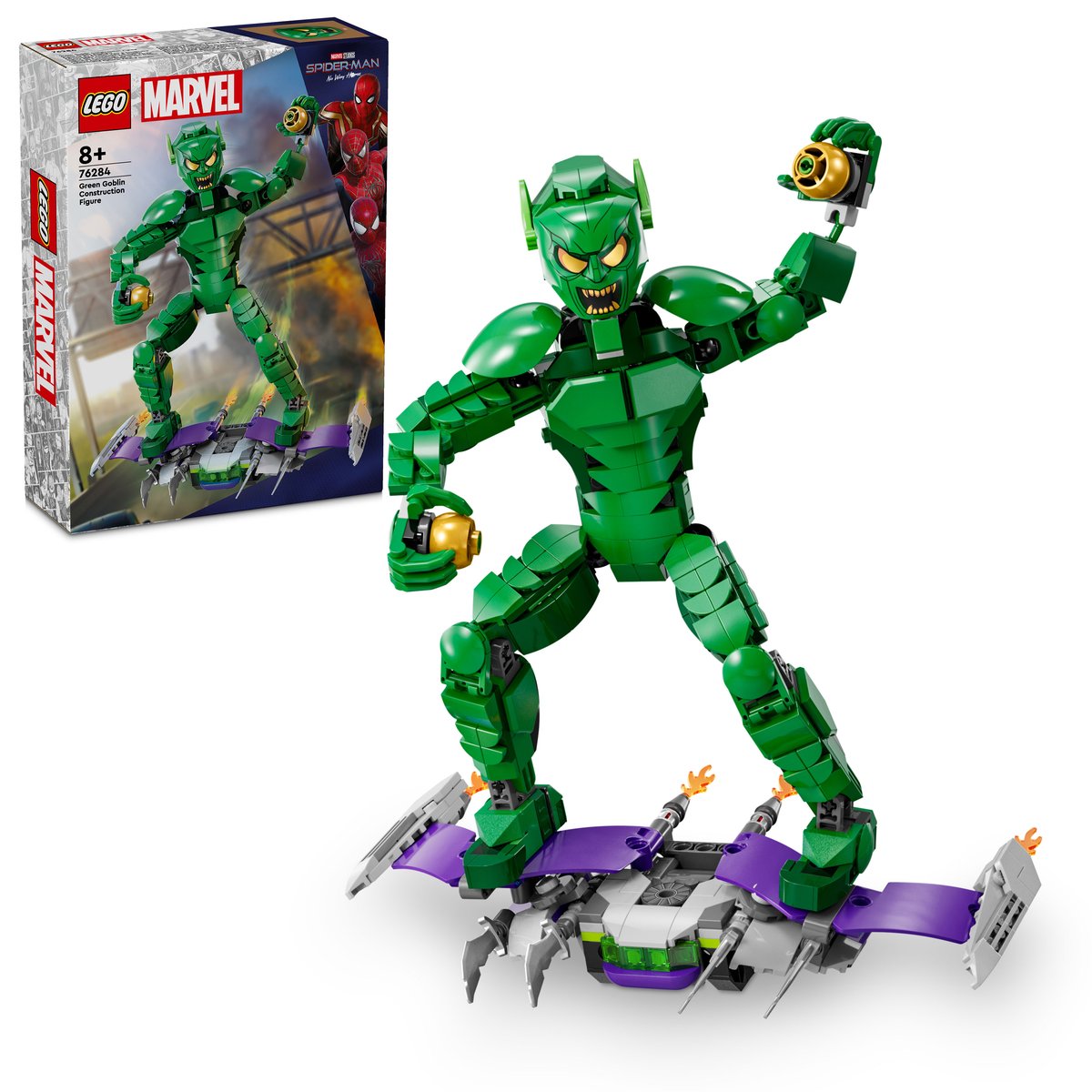 LEGO 76284 LEGO® Marvel 76284 - Green Goblin Baufigur – Box & Produkt