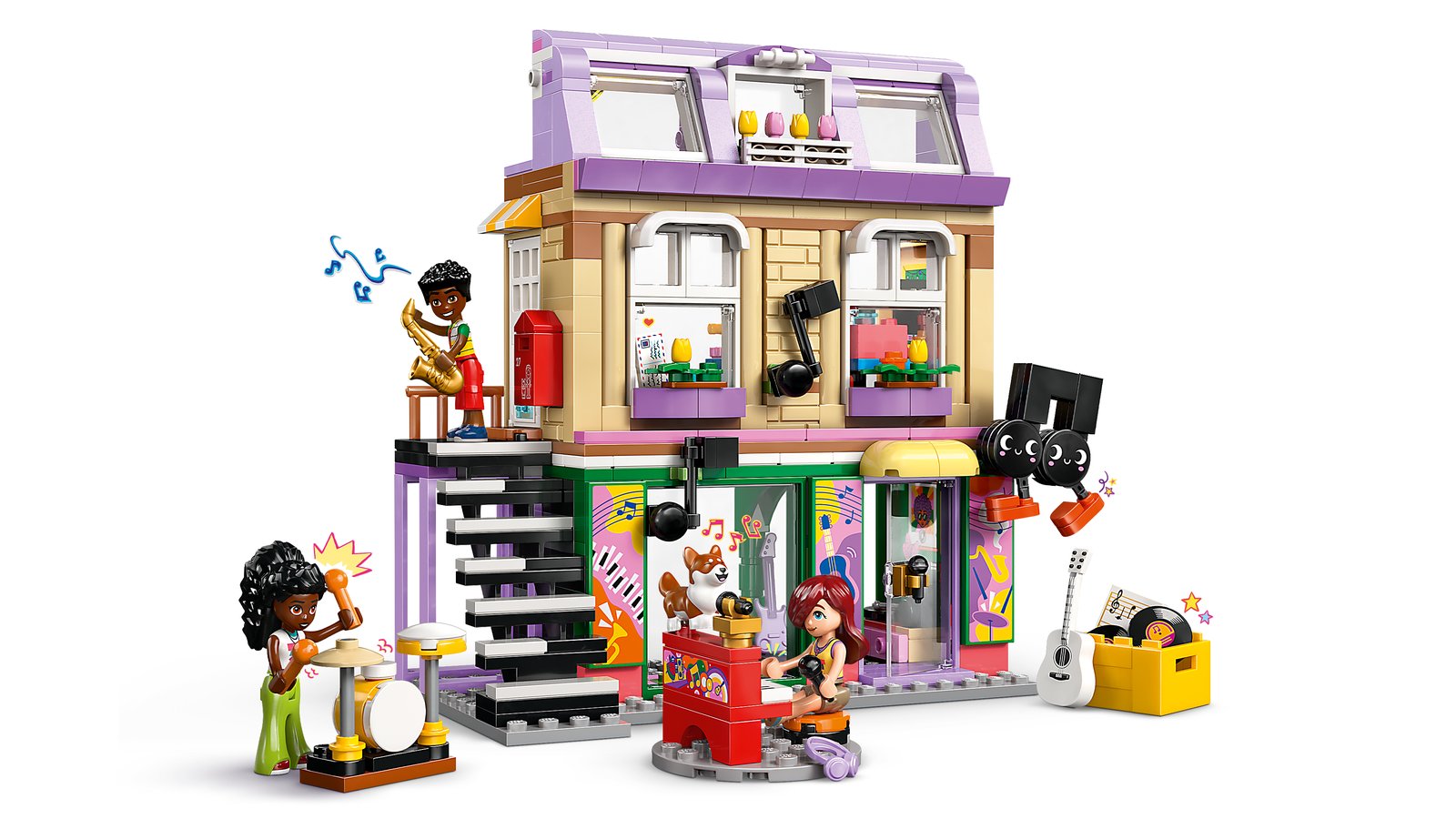 LEGO 42653 LEGO® Friends 42653 - Musikladen & Wohnung – Primaeres Produktbild