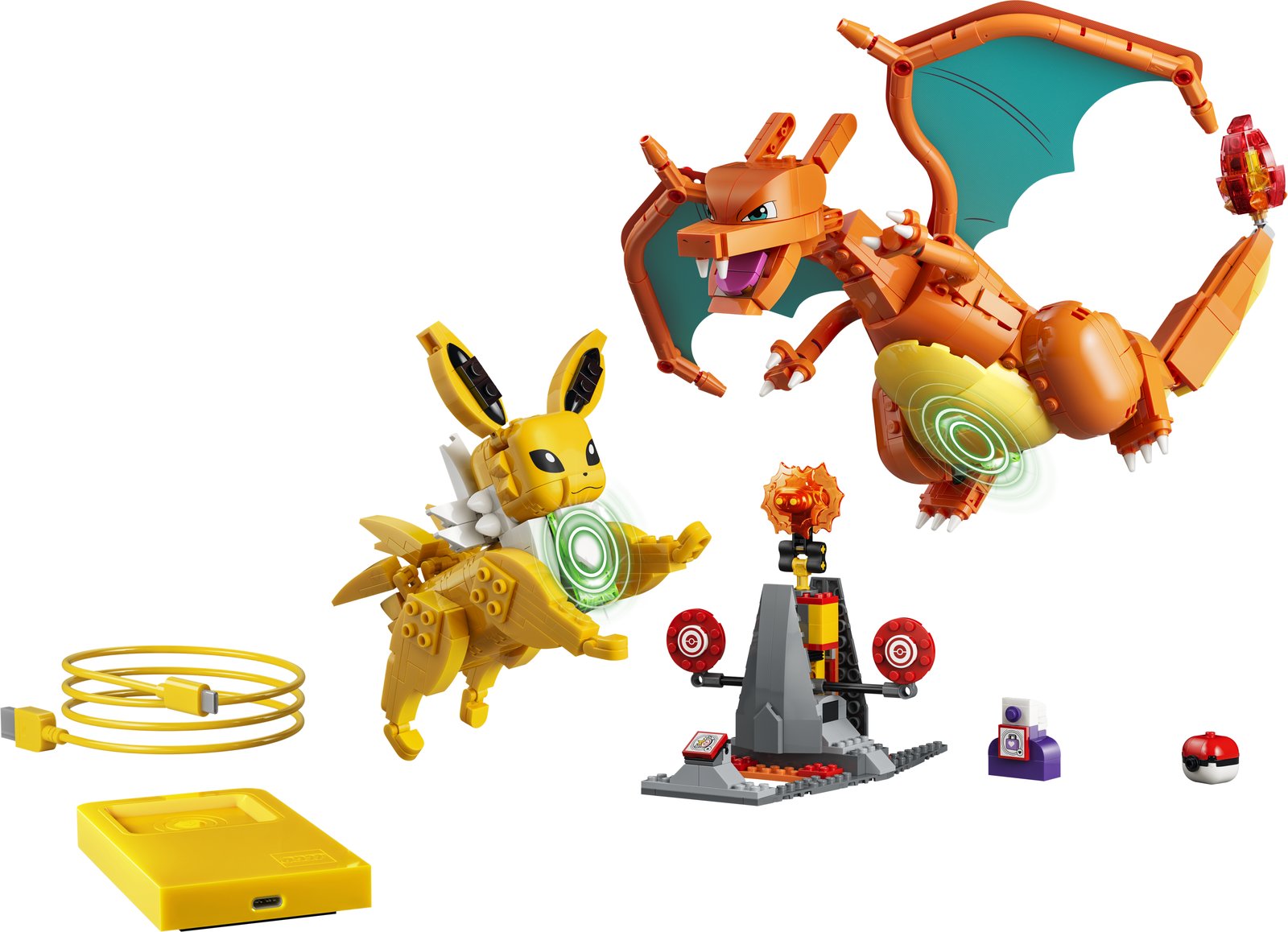 LEGO 72167 LEGO® Pokémon™ 72167 - SMART Play™: Ultimativer Showdown zwischen Glurak und Blitza – Produktfoto