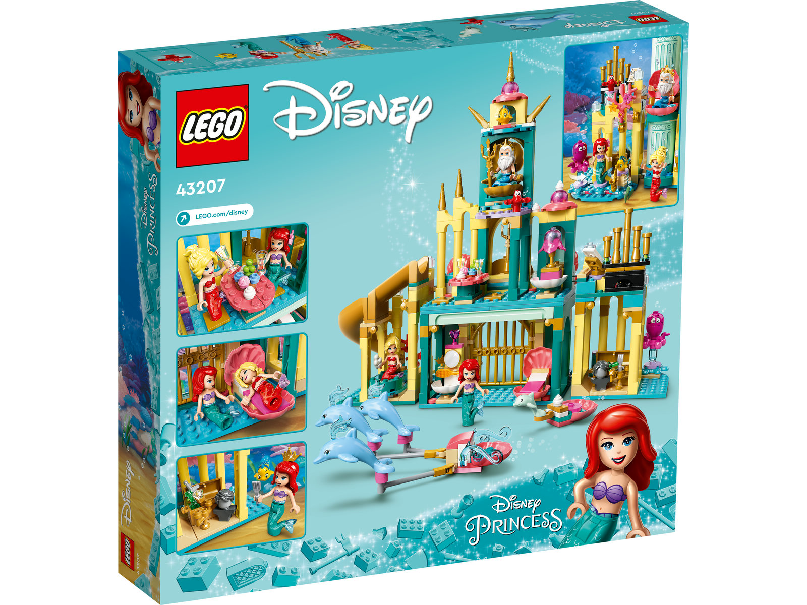 LEGO® Disney 43207 - Arielles Unterwasserschloss