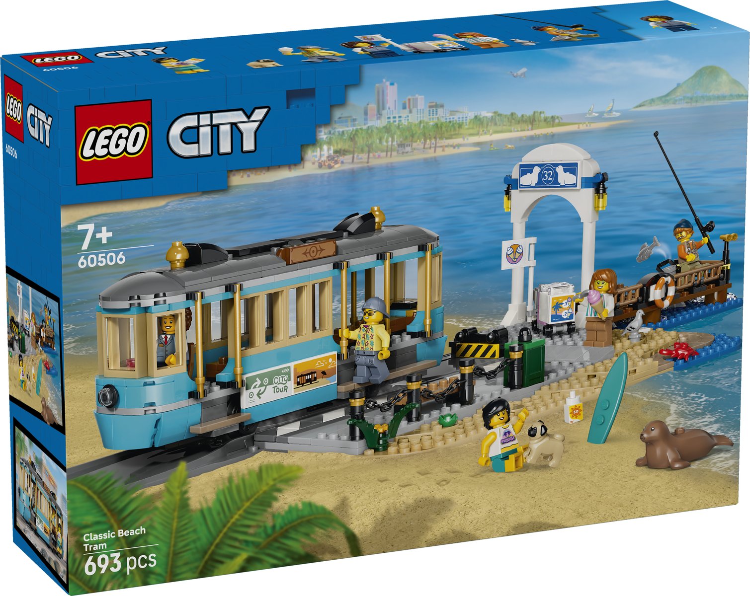 LEGO 60506 LEGO® City 60506 - Klassische Strandstraßenbahn – Verpackung vorne