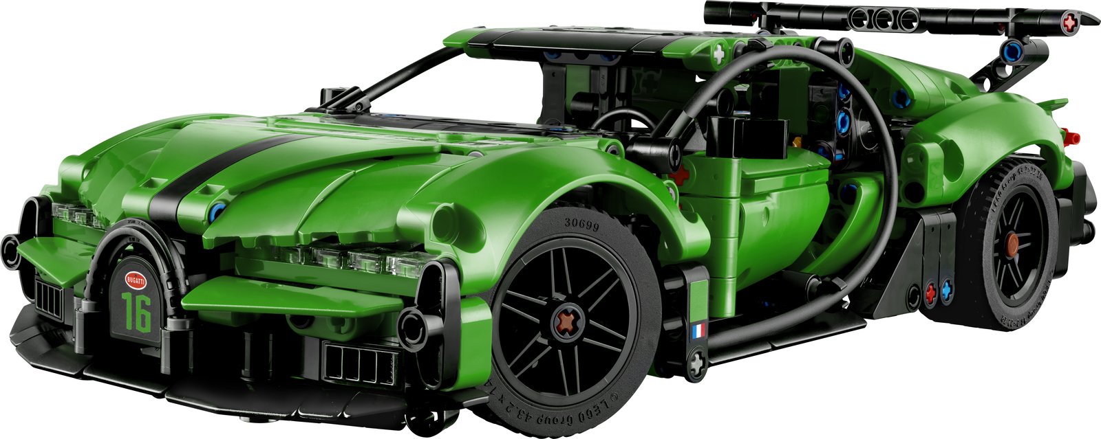 LEGO 42241 LEGO® Technic 42241 - Grüner Bugatti Chiron Pur Sport Hypersportwagen – Produktfoto
