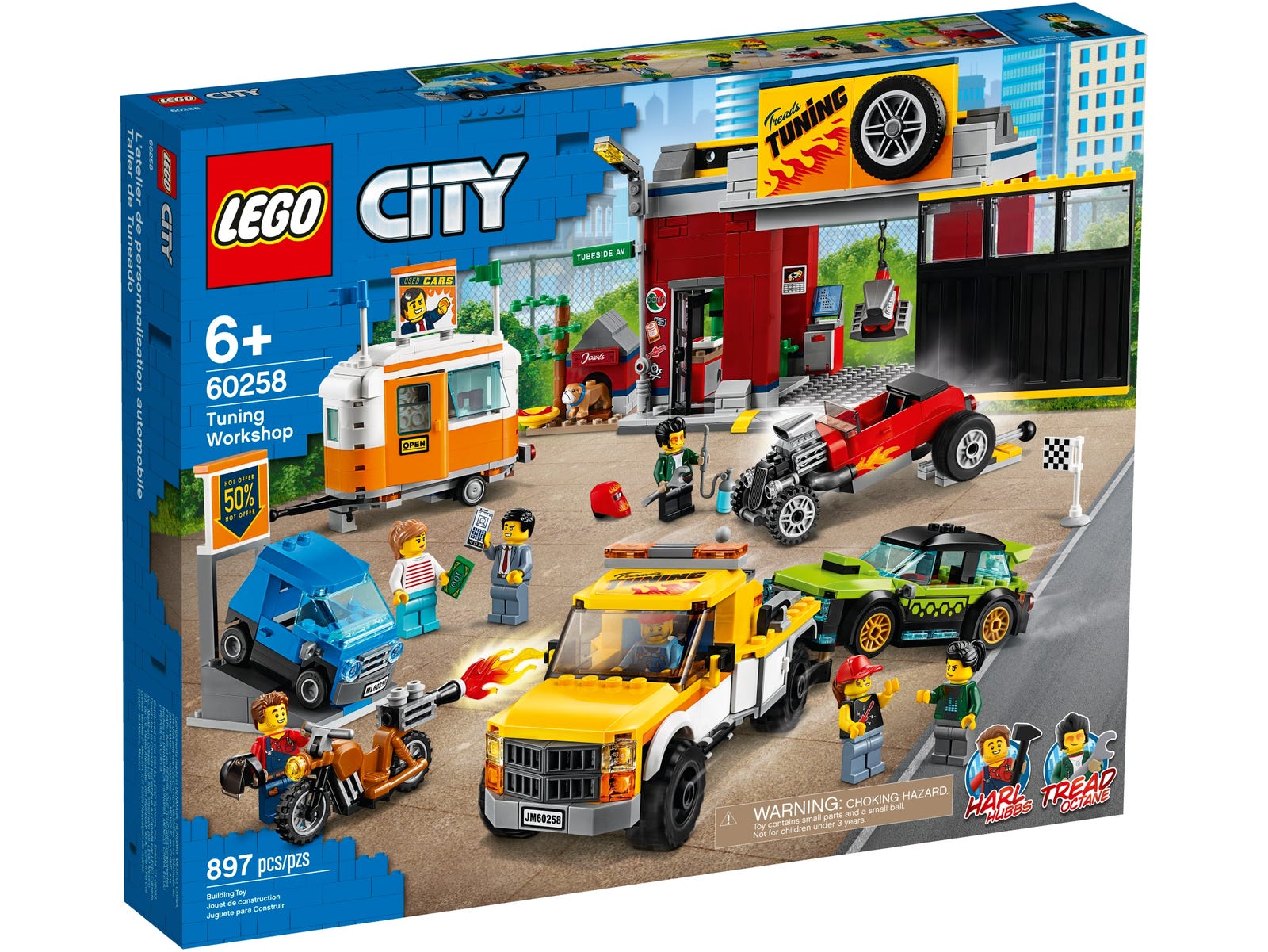 LEGO® City 60258 - Tuning-Werkstatt - Box Front