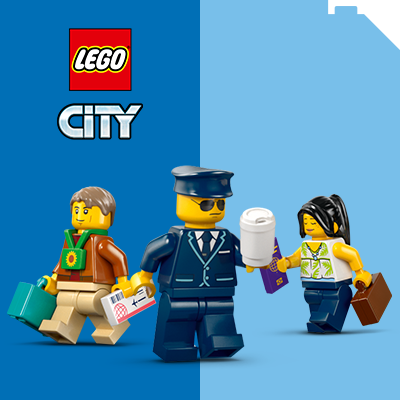 LEGO® City Themenwelt-Kachel mit Set 60502 Flughafen mit Flugzeug