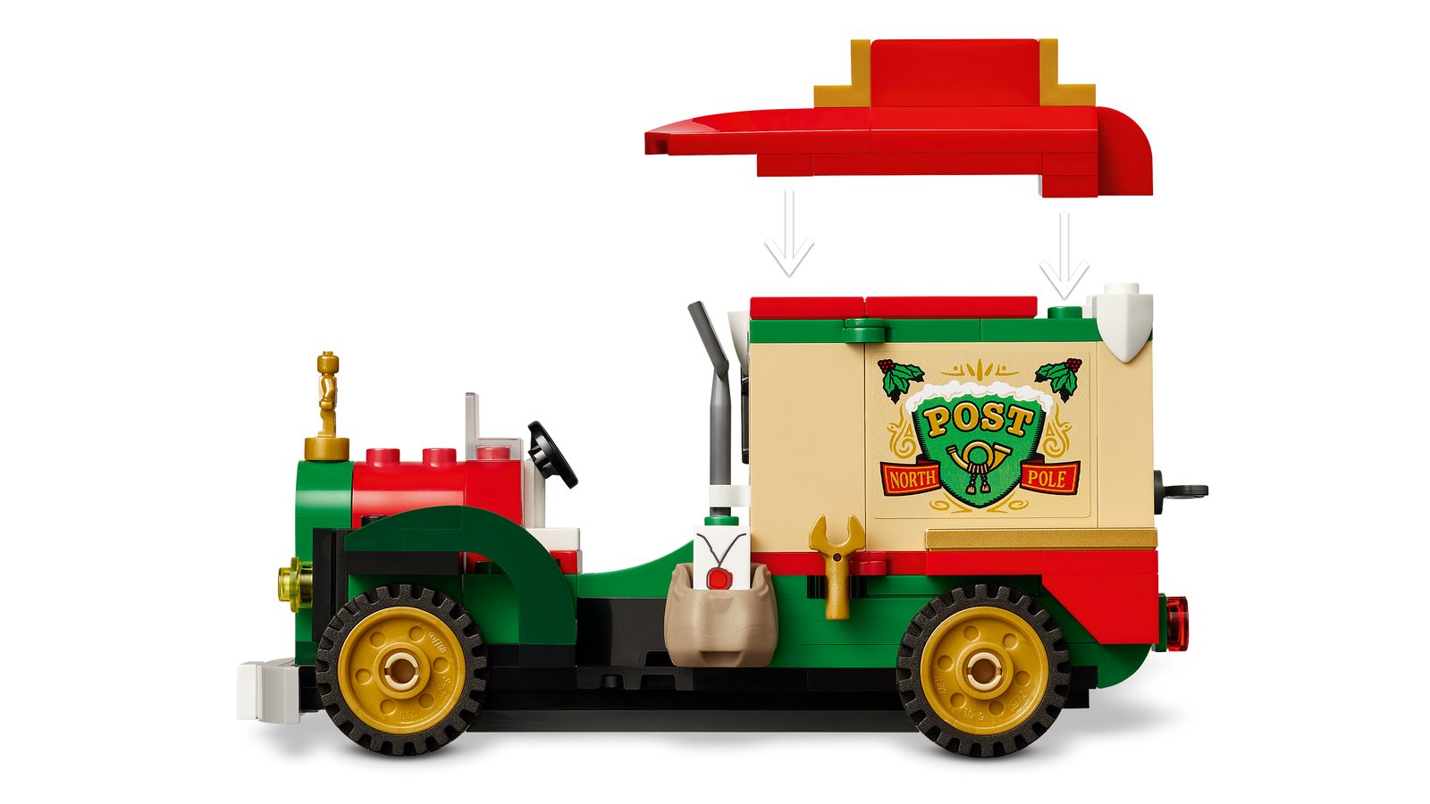 LEGO 40746 LEGO® Iconic 40746 - Lieferwagen des Weihnachtsmanns – Detailansicht 4