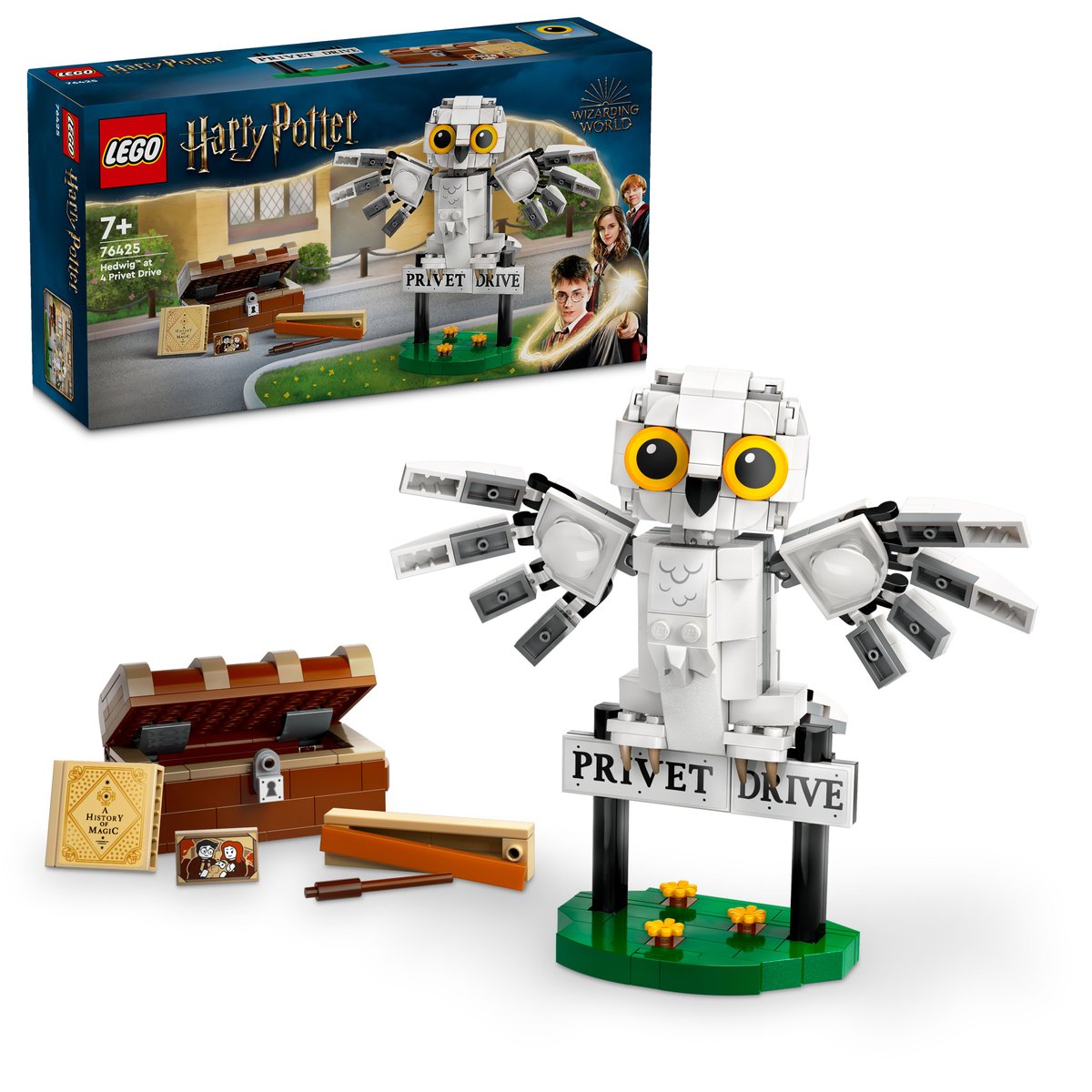 LEGO 76425 LEGO® Harry Potter™ 76425: Hedwig™ im Ligusterweg 4 – Box & Produkt