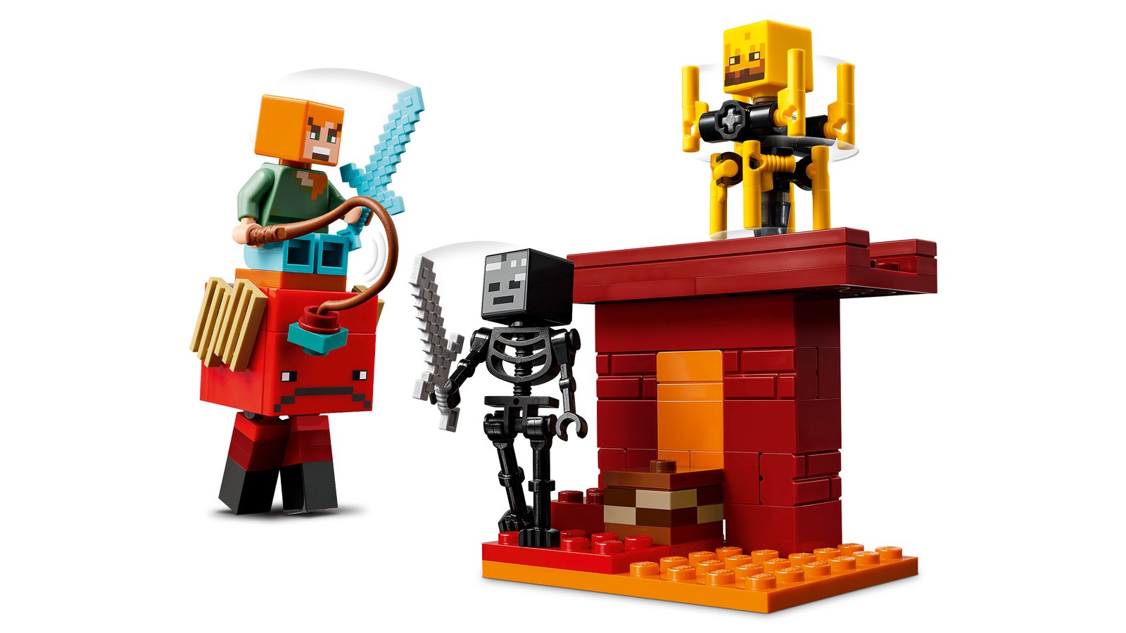 LEGO 21266 LEGO® Minecraft 21266 - Das Lava-Duell im Nether – Primaeres Produktbild