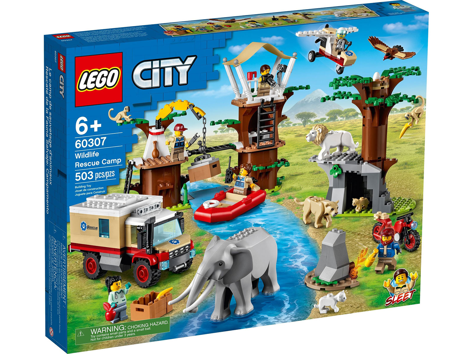 LEGO® City 60307 - Tierrettungscamp - Box Front