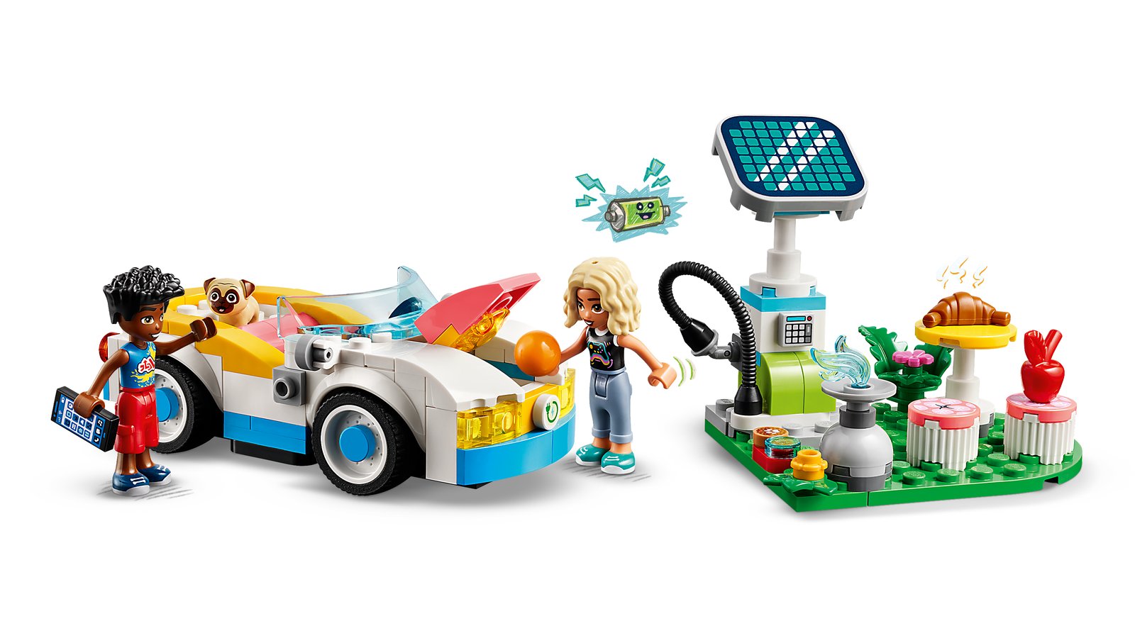 LEGO 42609 LEGO® Friends 42609 - E-Auto mit Ladestation – Detailansicht 3