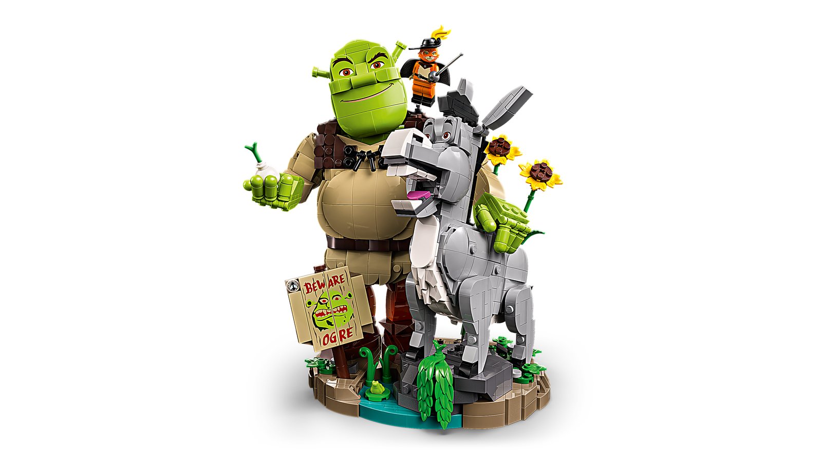 LEGO 72423 LEGO® Shrek: 72423 - Shrek, Esel und Der Gestiefelte Kater – Primäres Produktbild
