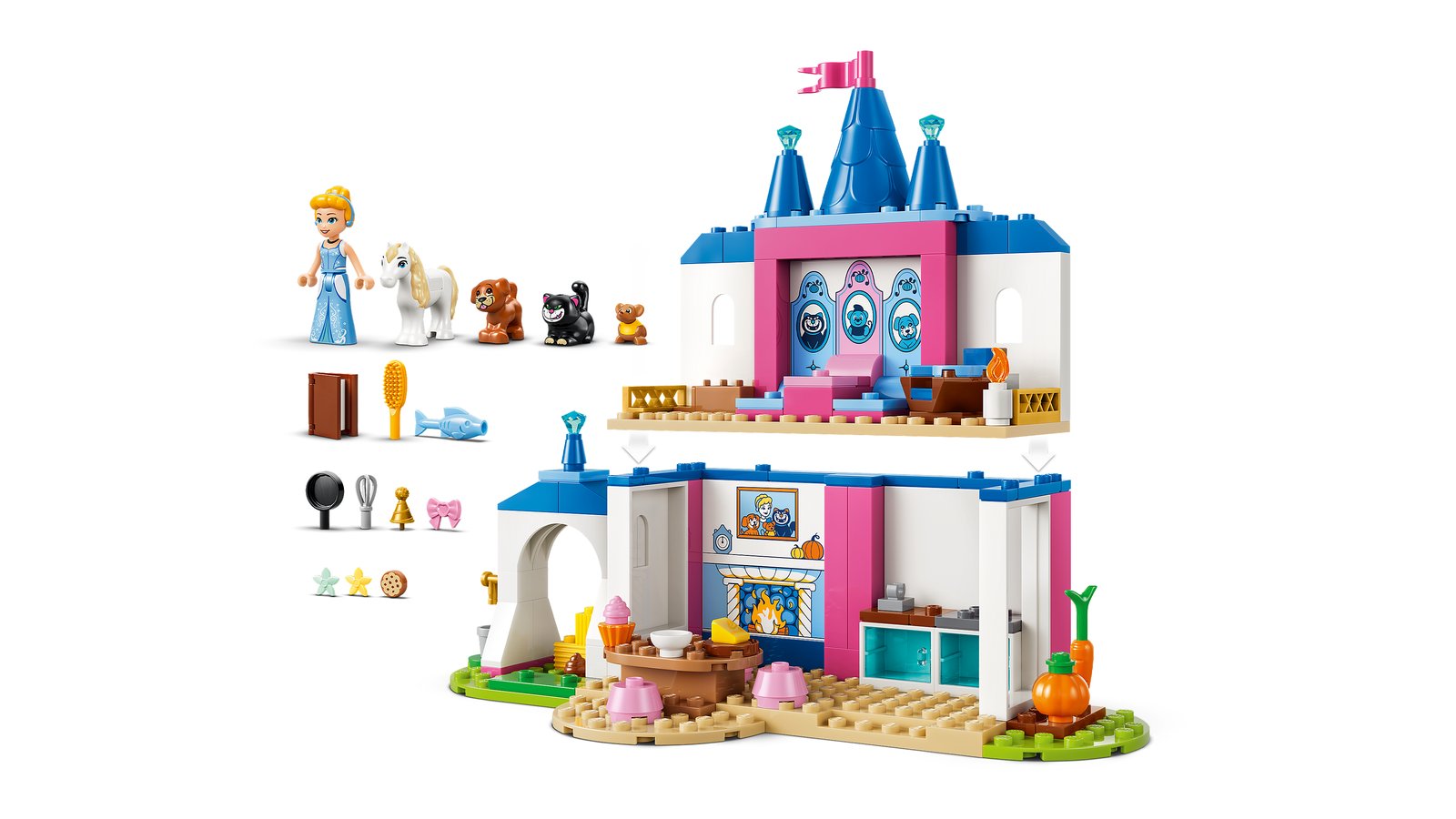 LEGO 43283 LEGO® ǀ Disney Princess 43283 - Cinderellas Tierpalast – Detailansicht 3