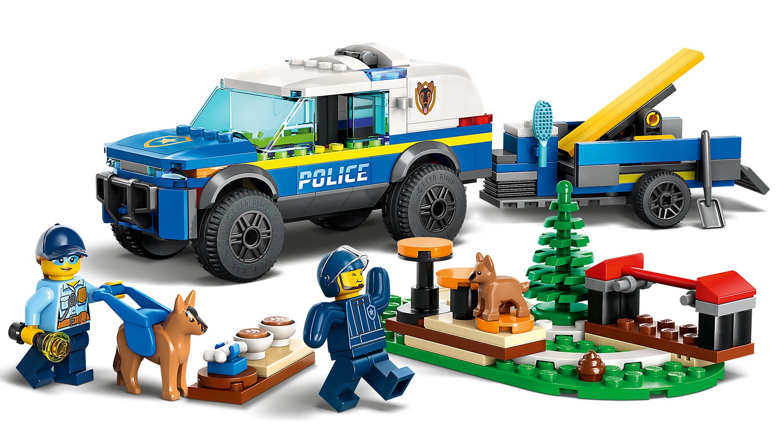 LEGO 60369 LEGO® City 60369 - Mobiles Polizeihunde-Training – Primaeres Produktbild