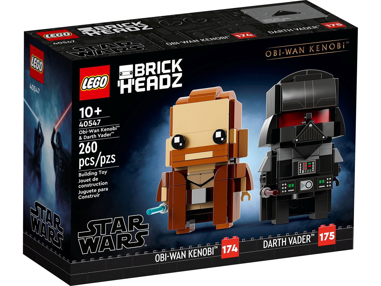 LEGO® BrickHeadz 40547 - Obi-Wan Kenobi™ & Darth Vader™