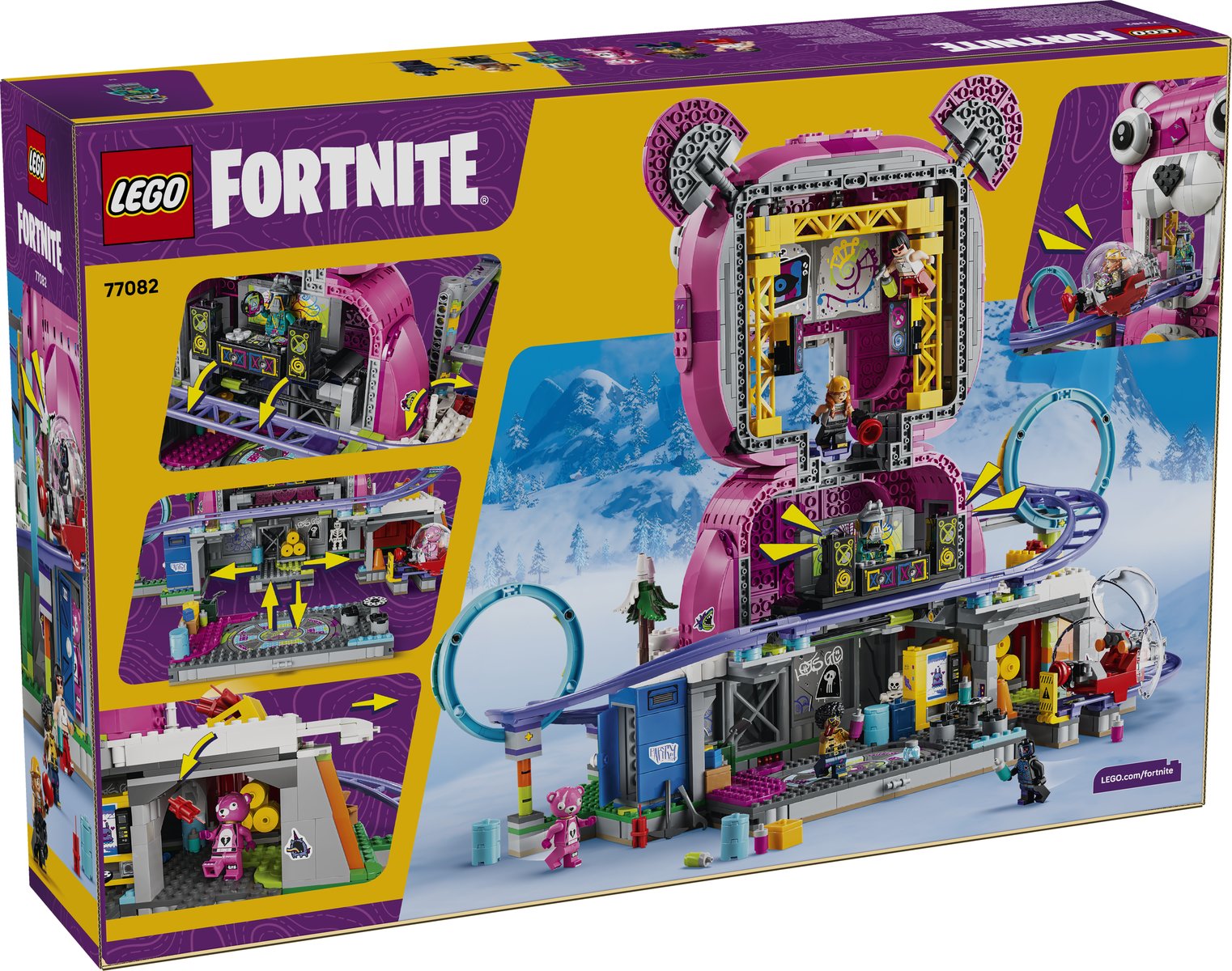 LEGO 77082 LEGO® Fortnite® 77082 - Rave Cave – Verpackung hinten