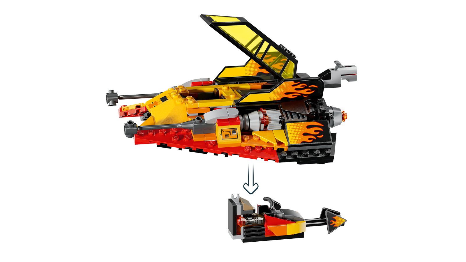 LEGO 75414 LEGO® Star Wars™ 75414 - The Force Burner Snowspeeder™ – Detailansicht 2