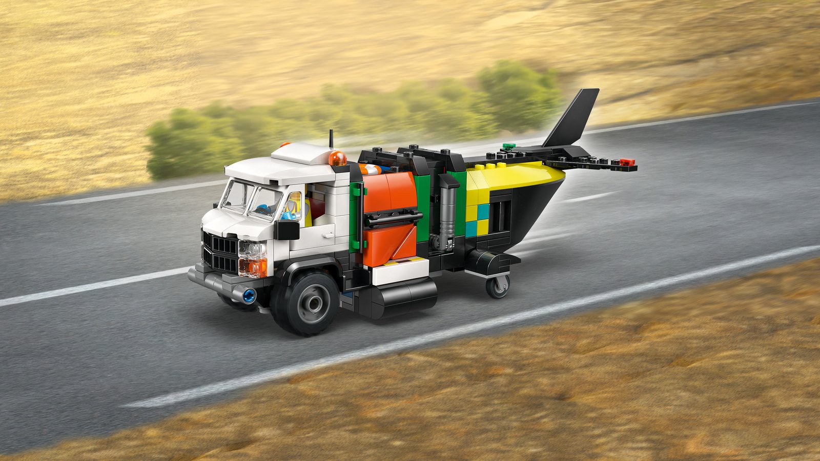 LEGO 60505 LEGO® City 60505 - Kombinationsset mit Flugzeug, Wartungsfahrzeug und Luftkissenboot – Detailansicht 3