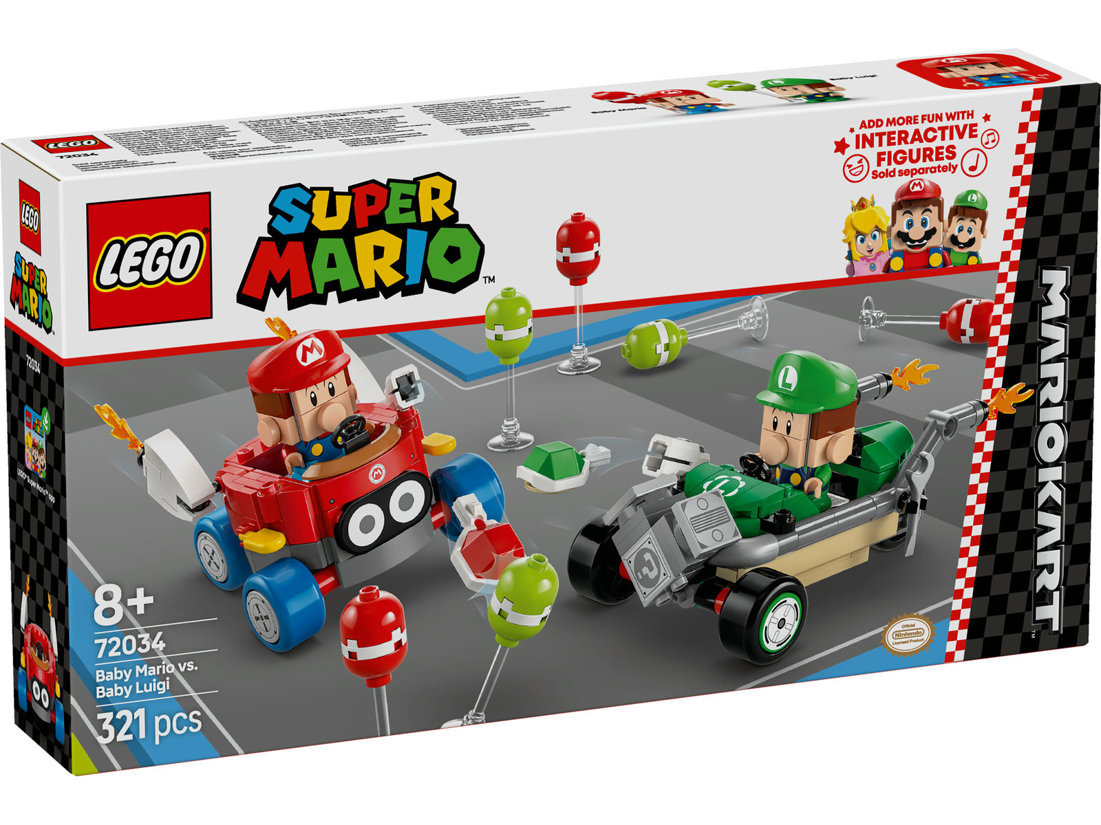 LEGO® Super Mario 72034 - Mario Kart™ – Baby Mario vs. Baby Luigi