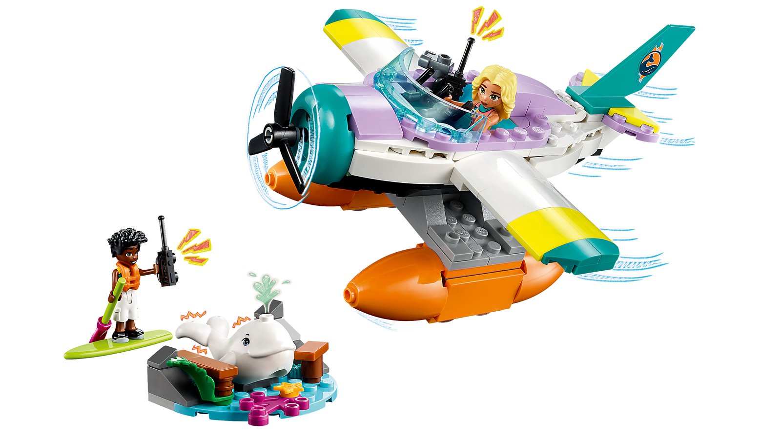 LEGO 41752 LEGO® Friends 41752 - Seerettungsflugzeug – Primaeres Produktbild