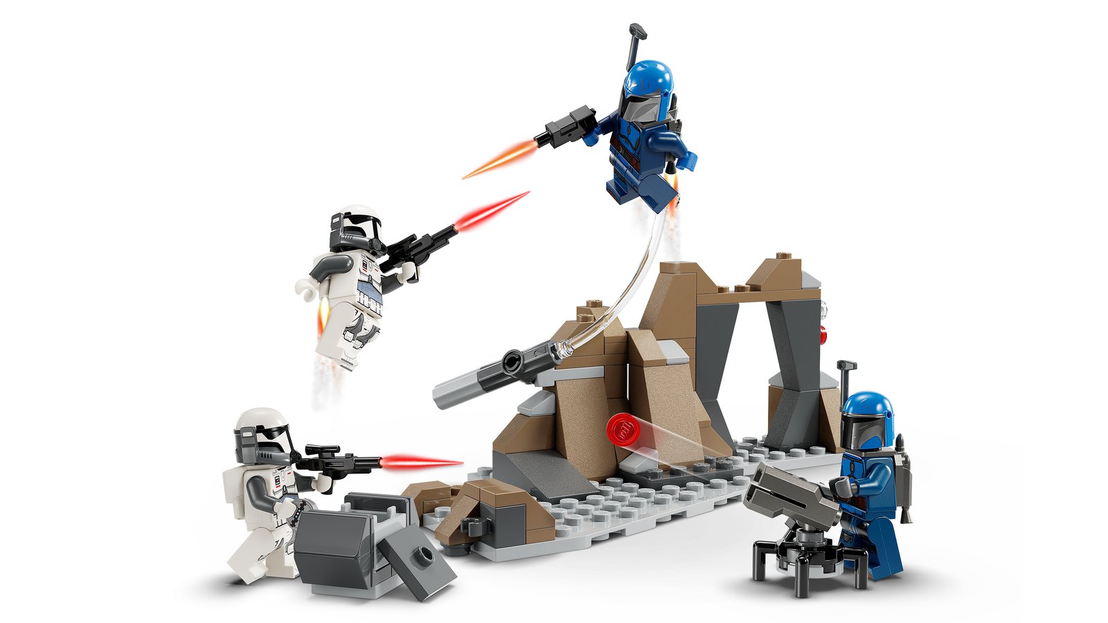 LEGO 75373 LEGO® Star Wars™ 75373 - Hinterhalt auf Mandalore™ Battle Pack – Detailansicht 1