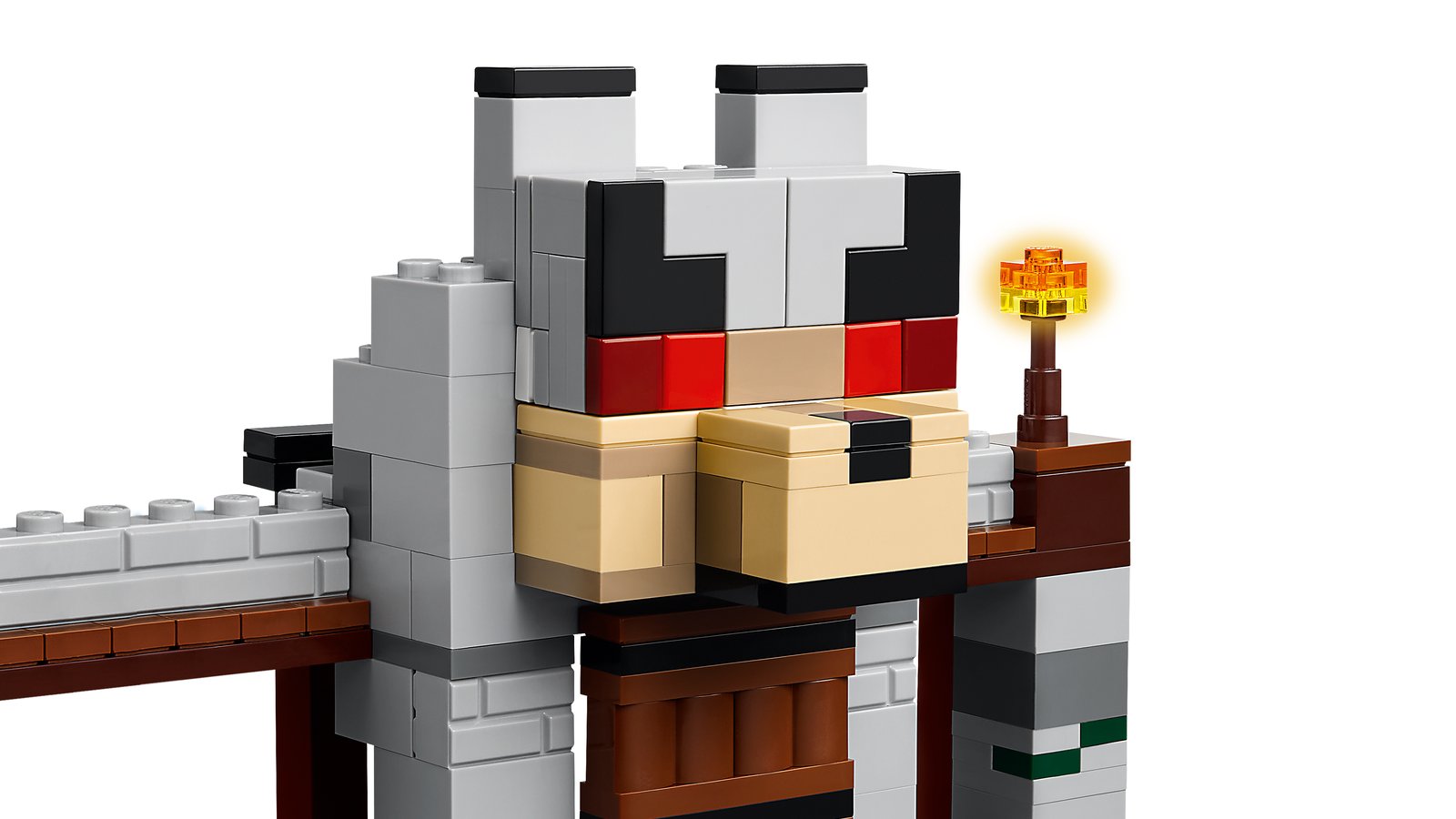 LEGO 21261 LEGO® Minecraft 21261 - Die Wolfsfestung – Detailansicht 4
