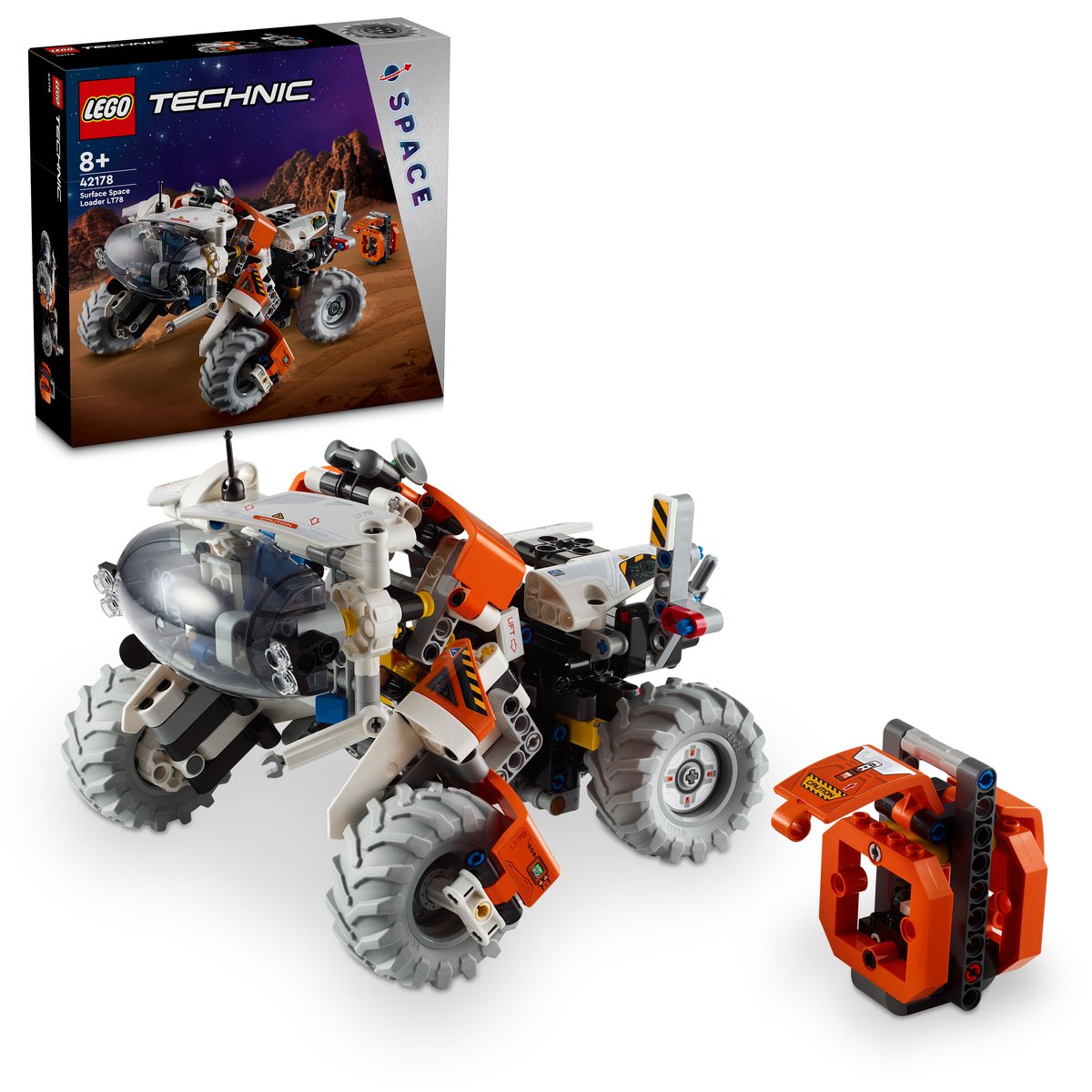 LEGO 42178 LEGO® Technic 42178 - Weltraum Transportfahrzeug LT78 – Box & Produkt