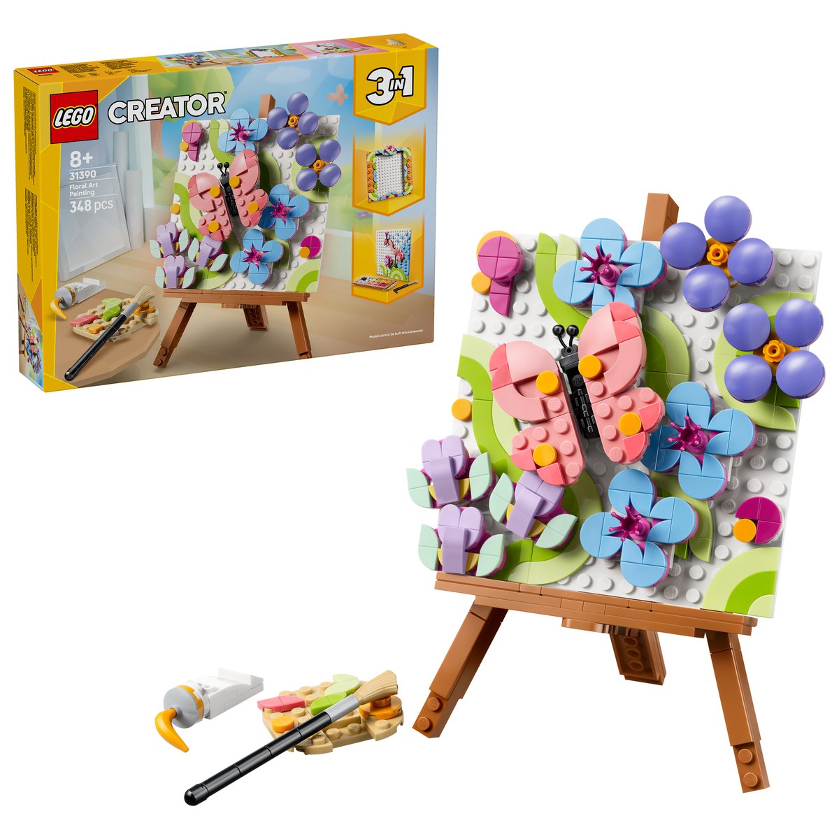 LEGO 31390 LEGO® Creator 31390 - Deko-Blumengemälde – Box & Produkt