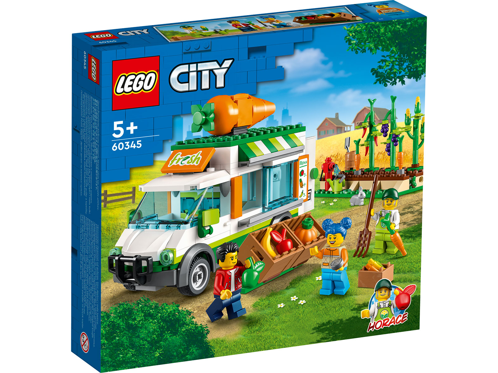 LEGO® City 60345 - Gemüse-Lieferwagen - Box Front