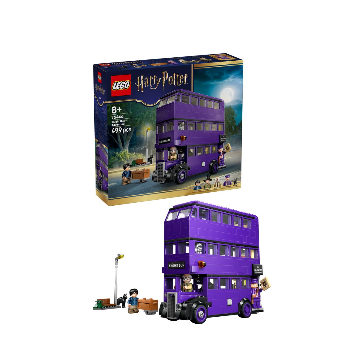 LEGO 76446 LEGO® Harry Potter™ 76446: Abenteuer mit dem Fahrenden Ritter – Box & Produkt