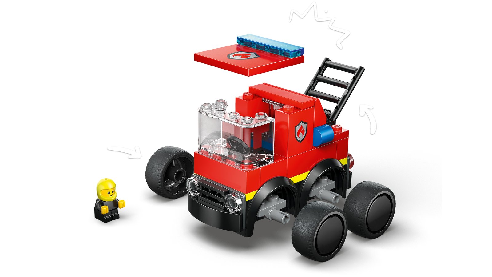 LEGO 60482 LEGO® City 60482 - Coole Flitzer – Löschauto – Detailansicht 2