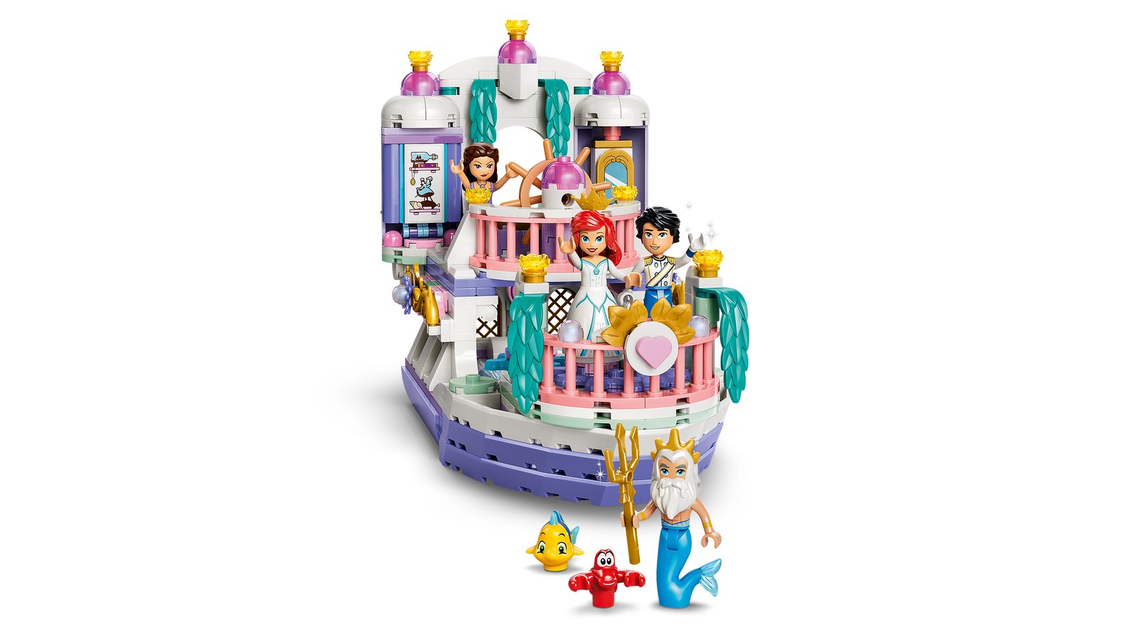 LEGO 43299 LEGO® ǀ Disney Princess 43299 - Arielles Königliches Hochzeitsboot – Detailansicht 2