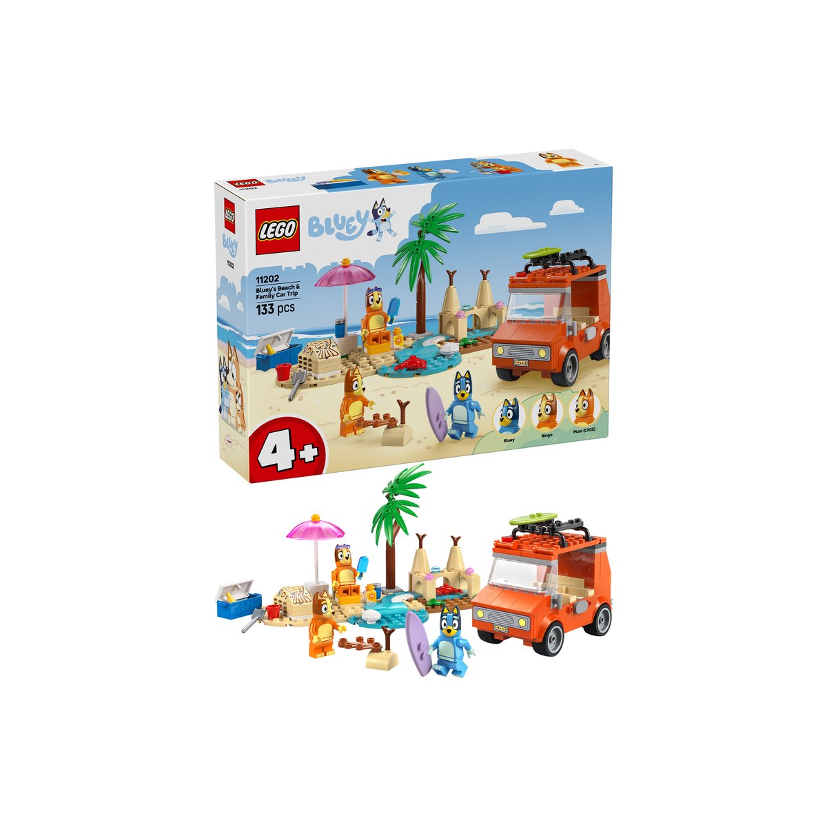 LEGO 11202 LEGO® Bluey 11202 - Blueys Strandausflug – Box & Produkt