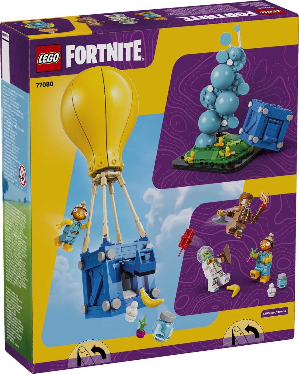 LEGO 77080 LEGO® Fortnite® 77080 - Vorratslieferung – Verpackung hinten