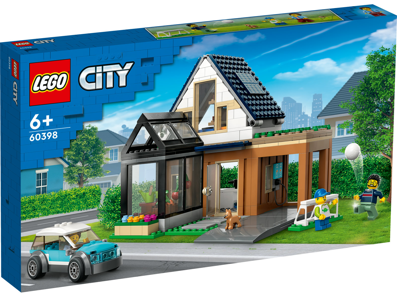 LEGO® City 60398 - Familienhaus mit Elektroauto