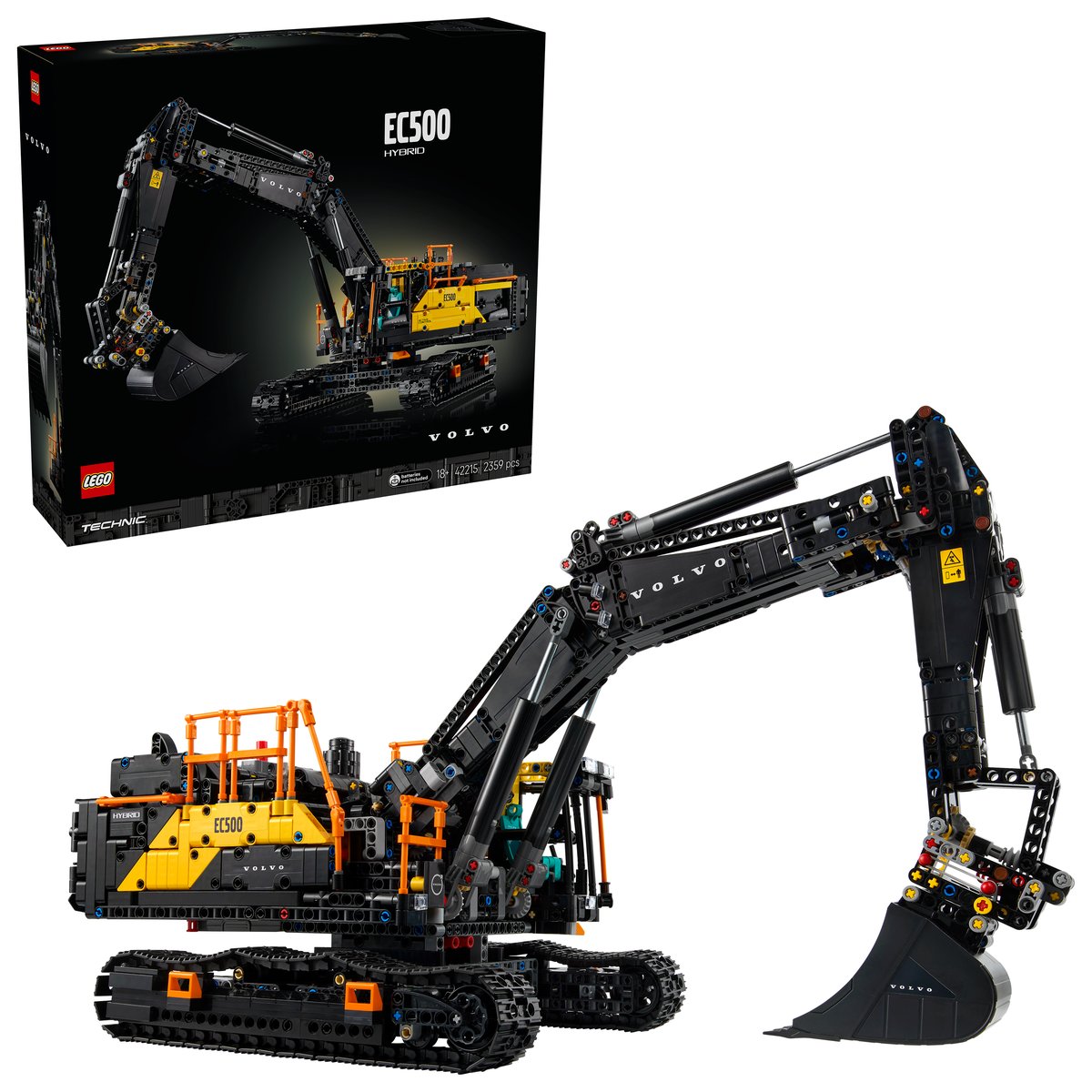 LEGO 42215 LEGO® Technic 42215 - Volvo EC500 Hybrid Bagger – Box & Produkt