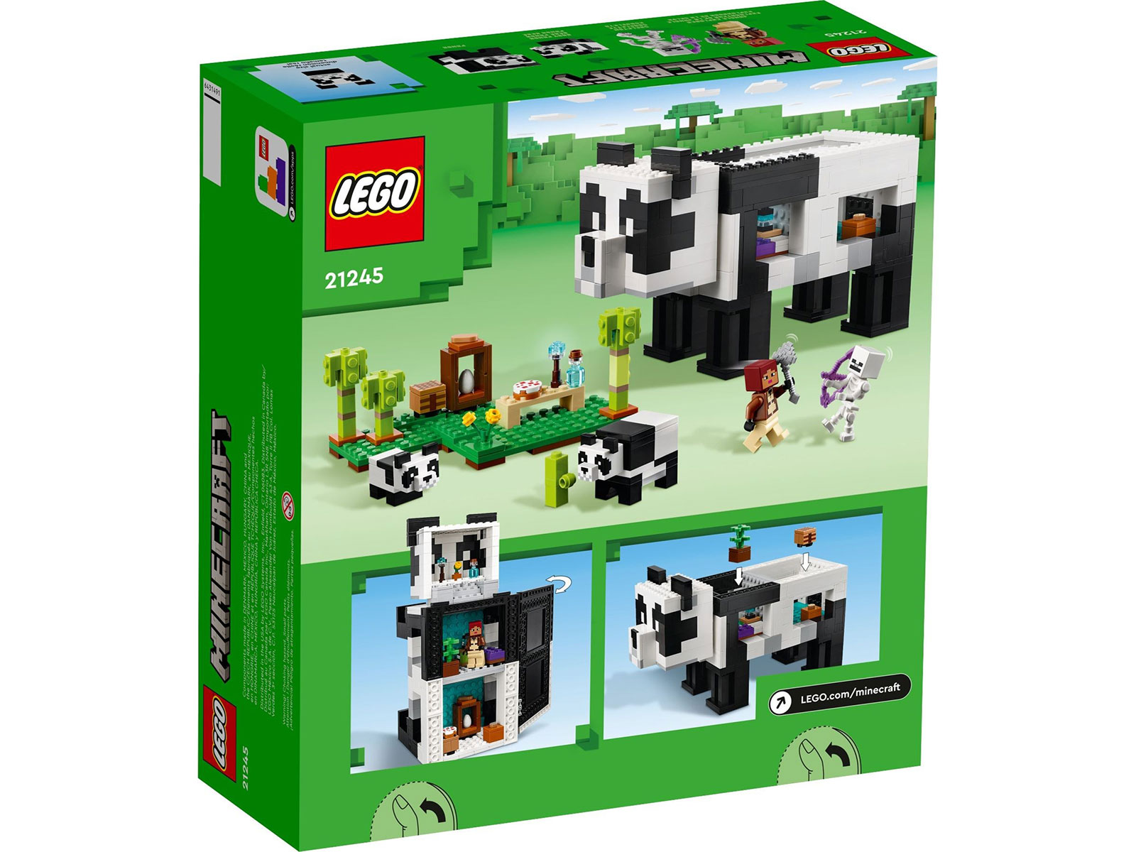 LEGO® Minecraft® 21245 - Das Pandahaus