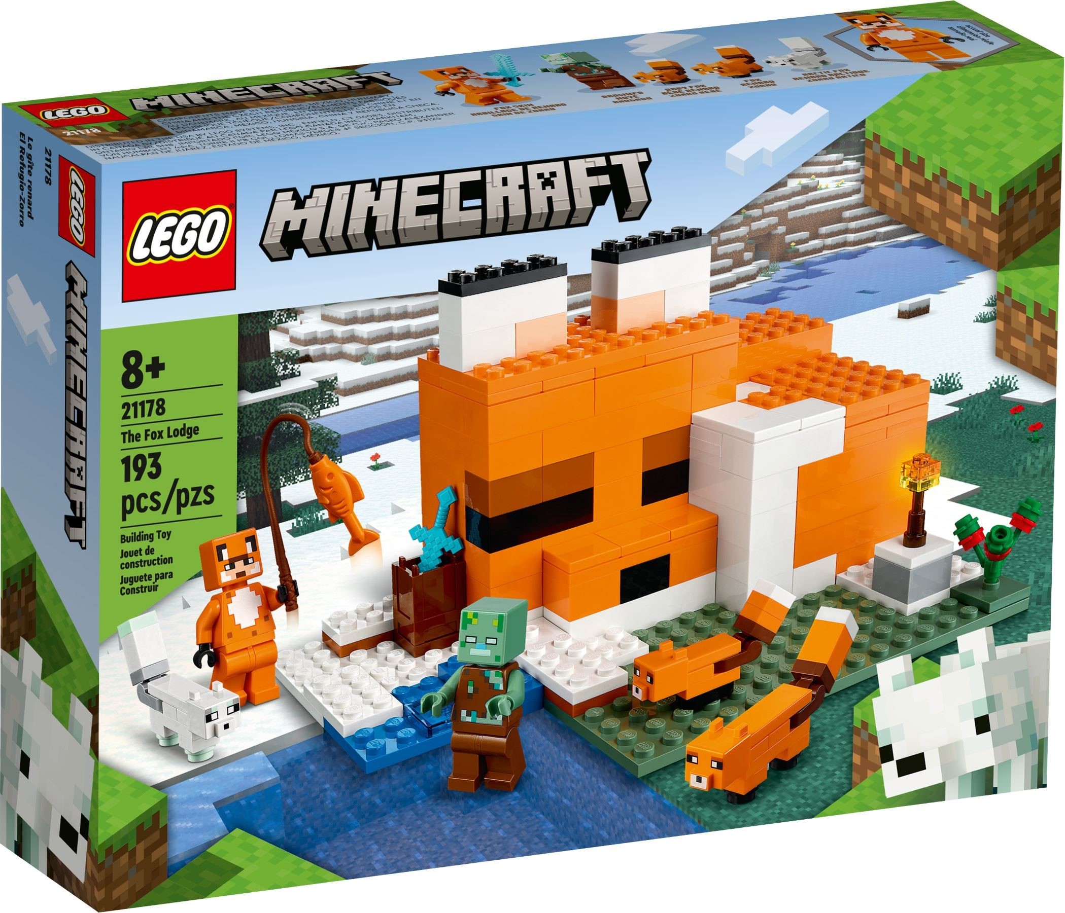 LEGO® Minecraft™ 21178 - Die Fuchs-Lodge LEGO® Minecraft™ 21178 - Die Fuchs-Lodge