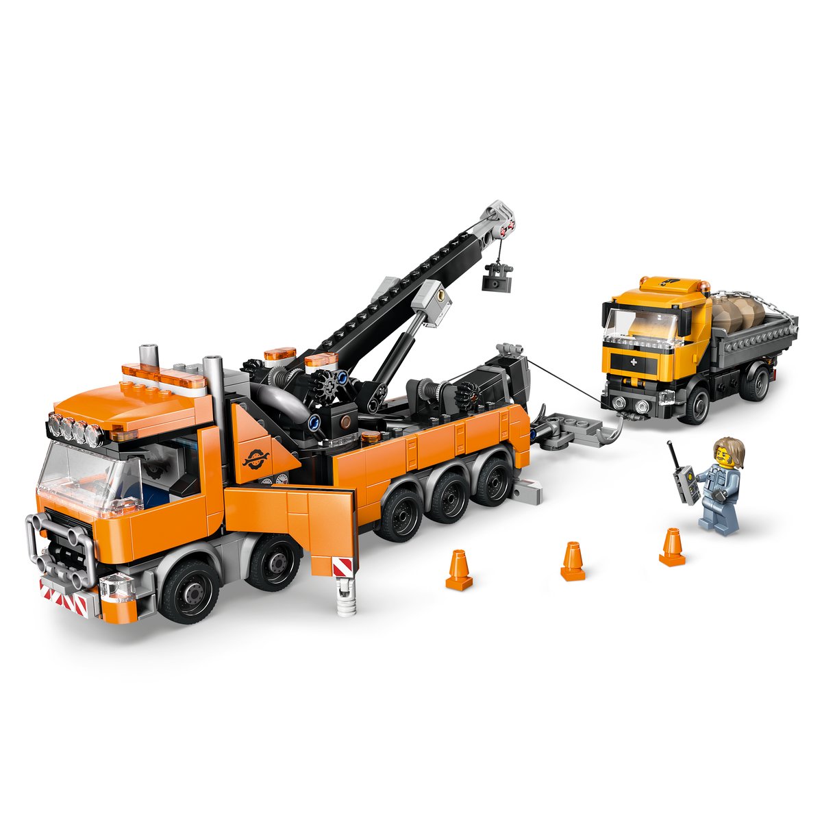 LEGO 60467 LEGO® City 60467 - Schwerlast-Abschleppwagen mit Kran – Detailansicht 3