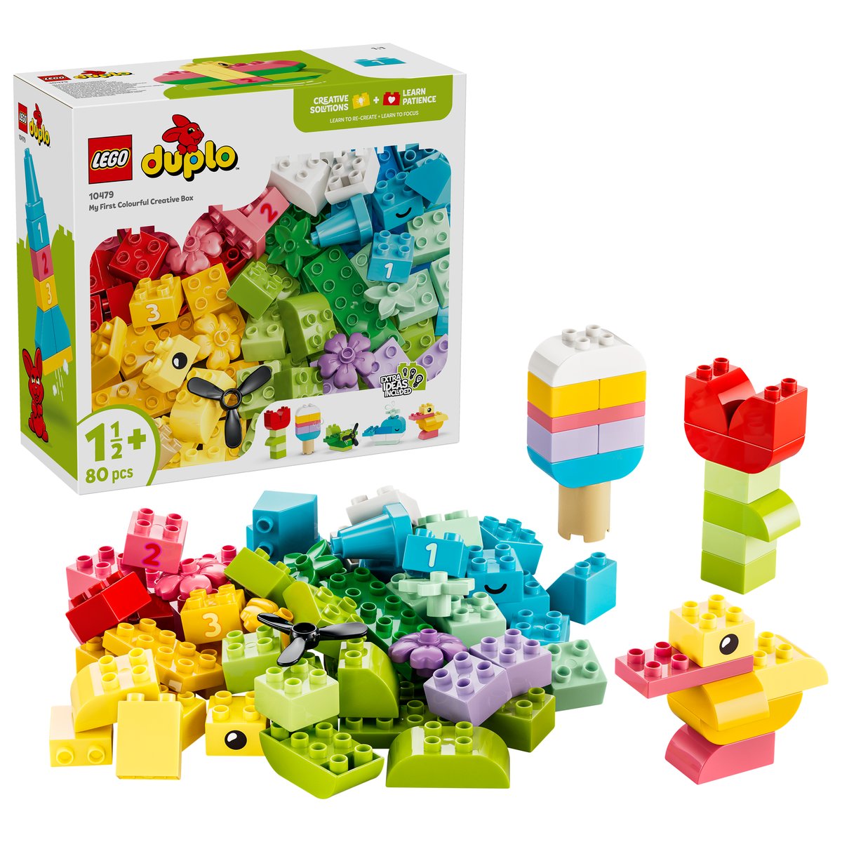 LEGO 10479 LEGO® DUPLO® Classic 10479 - Bunte Kreativbox – Box & Produkt