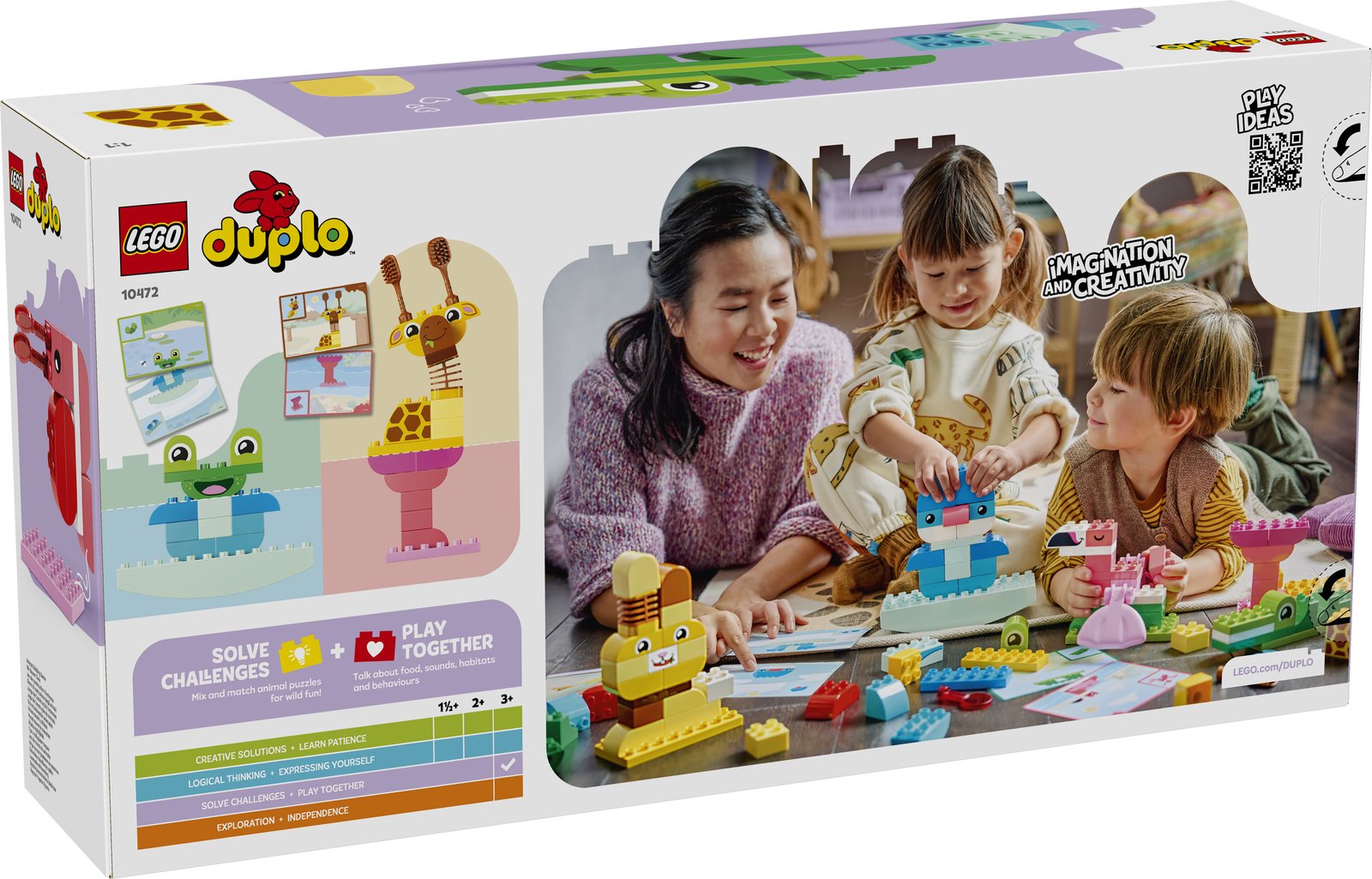 LEGO 10472 LEGO® DUPLO® 10472 - Wir Bauen Tiere – Verpackung hinten