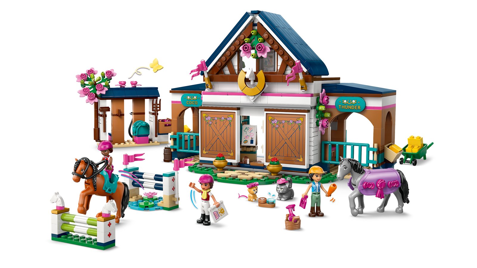 LEGO 42688 LEGO® Friends 42688 - Pferdestall und Reitschule – Primaeres Produktbild