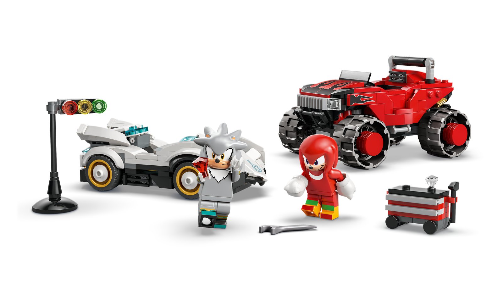 LEGO 77118 LEGO® Sonic 77118 - Silvers Auto vs. Knuckles' Monstertruck – Detailansicht 2