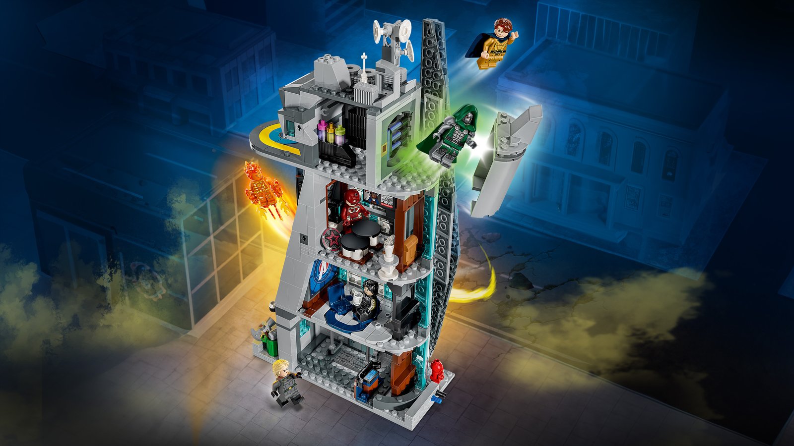 LEGO 76352 LEGO® Super Heroes Marvel 76352 - Avengers: Doomsday Neuer Avengers Tower – Detailansicht 1