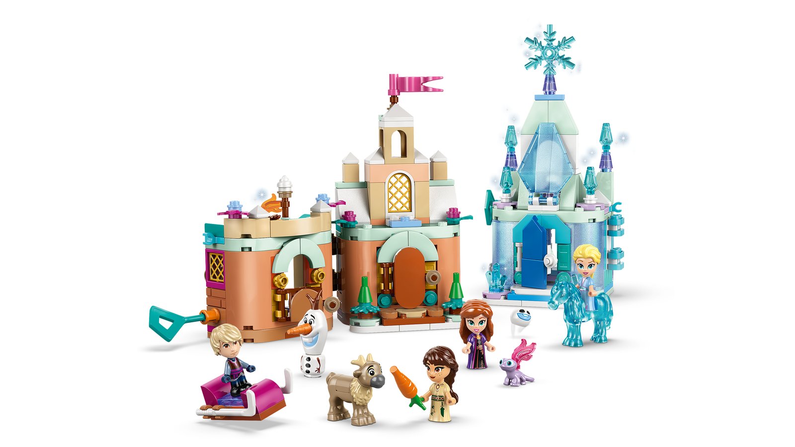 LEGO 43278 LEGO® Disney Princess 43278 - Schloss Arendelle und Elsas Eispalast – Primaeres Produktbild