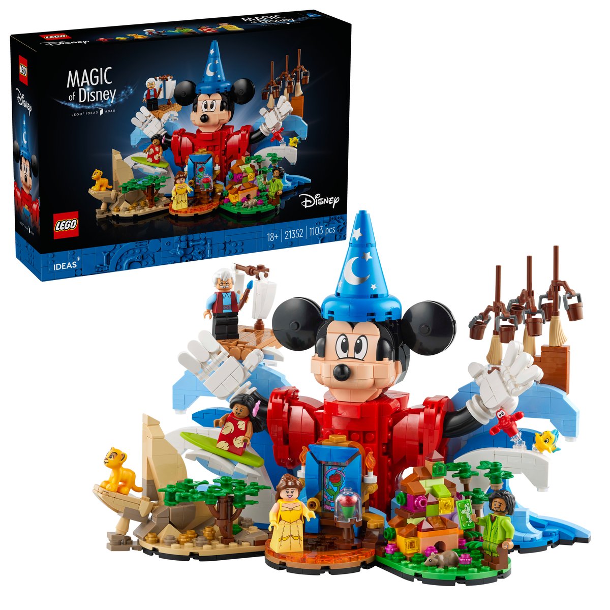 LEGO 21352 LEGO® Ideas 21352 - Disney Magie – Box & Produkt