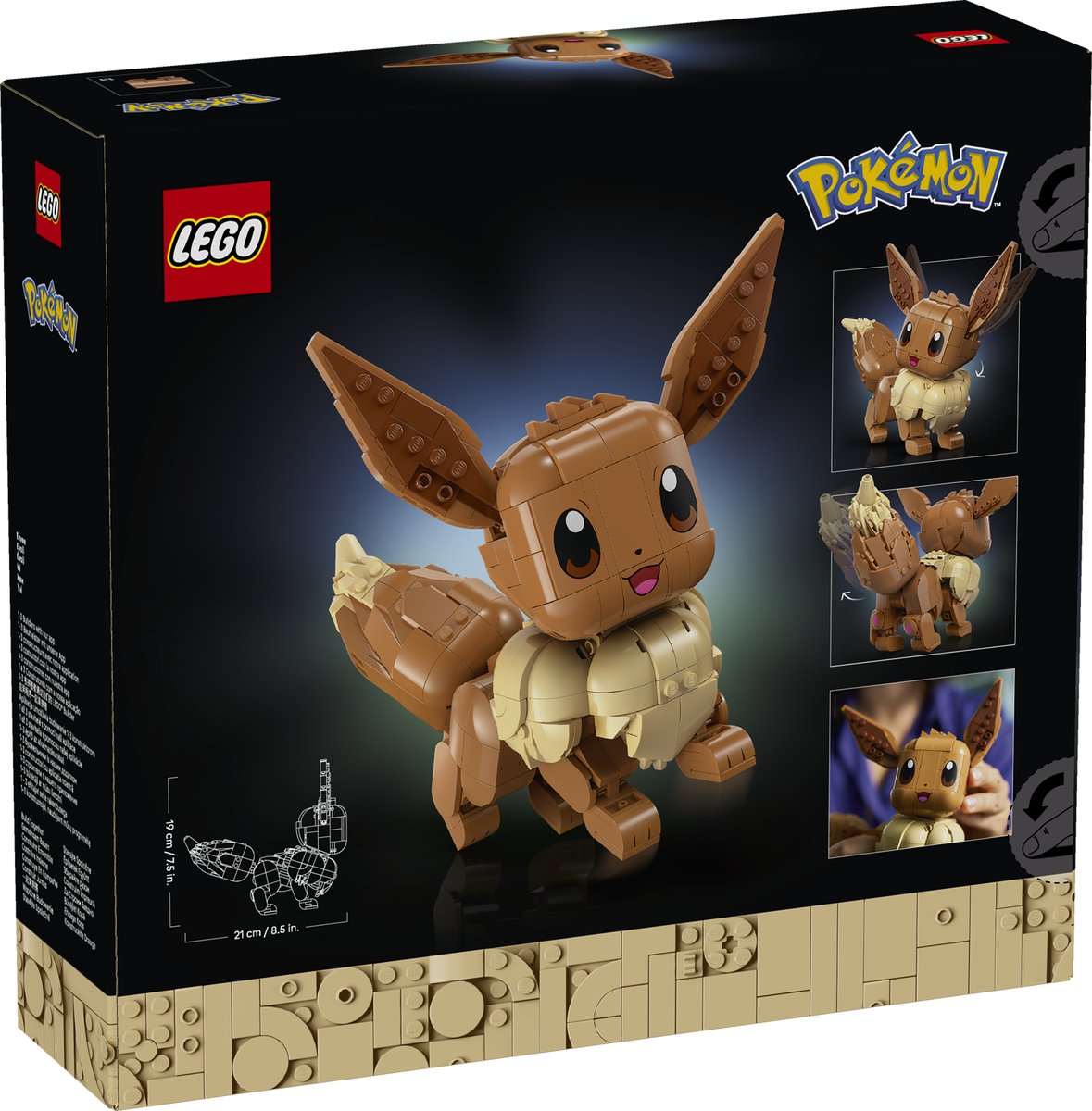 LEGO 72151 LEGO® Pokémon™ 72151 - Evoli – Verpackung hinten