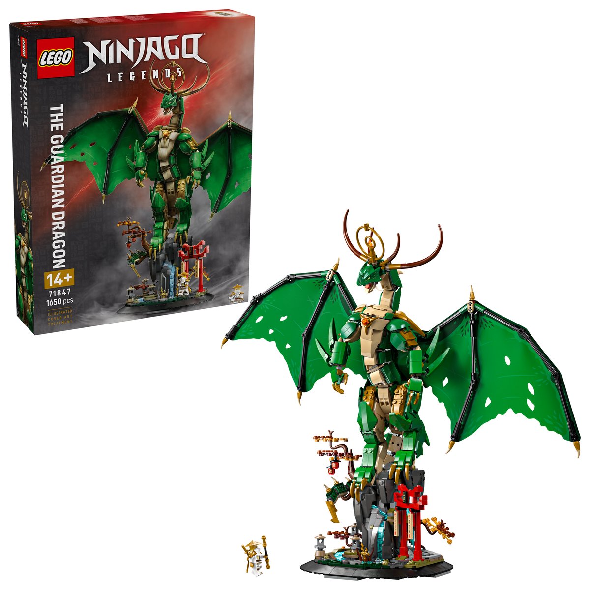 LEGO 71847 LEGO® Ninjago 71847 - Der Wächterdrache – Box & Produkt