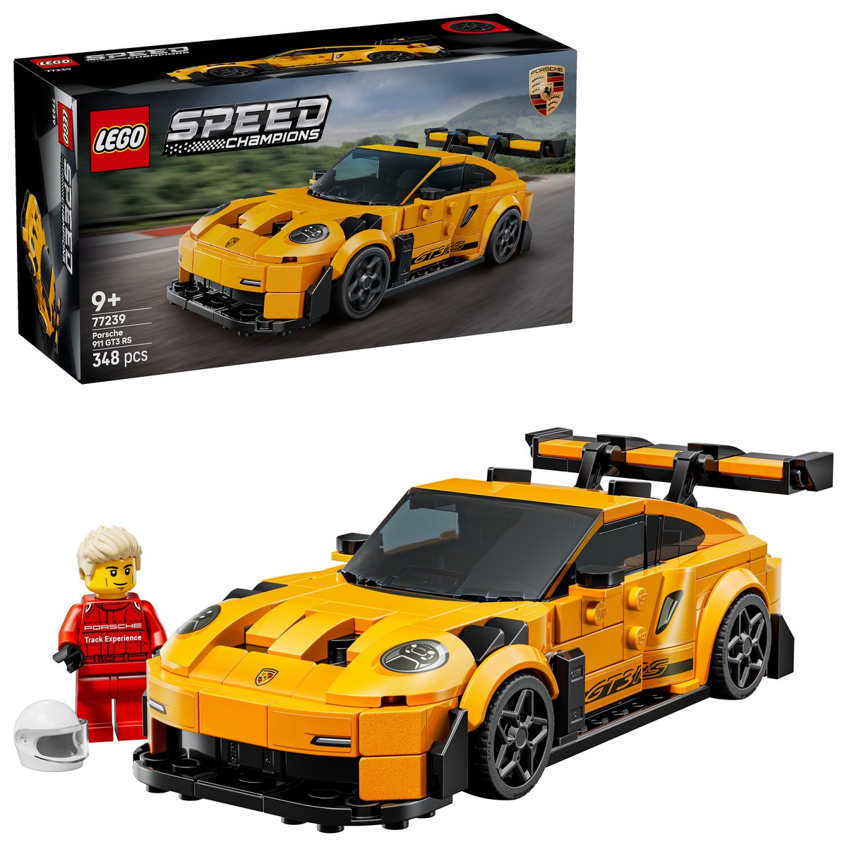 LEGO 77239 LEGO® Speed Champions 77239 - Porsche 911 GT3 RS Supersportwagen – Box & Produkt